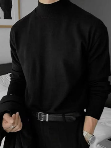 Zwarte turtle neck trui