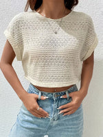Oversized T-shirt met crochet patroon