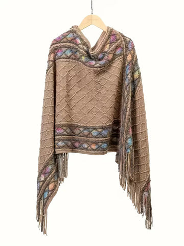 Oversized trui met V-hals