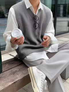Mouwloos V-neck Vest