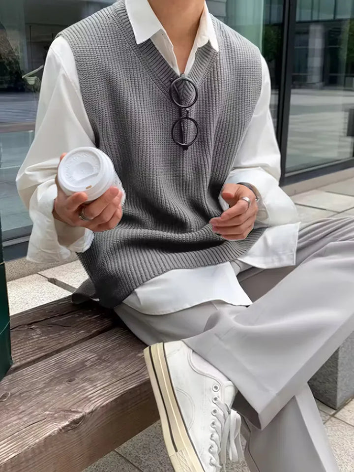 Mouwloos V-neck Vest