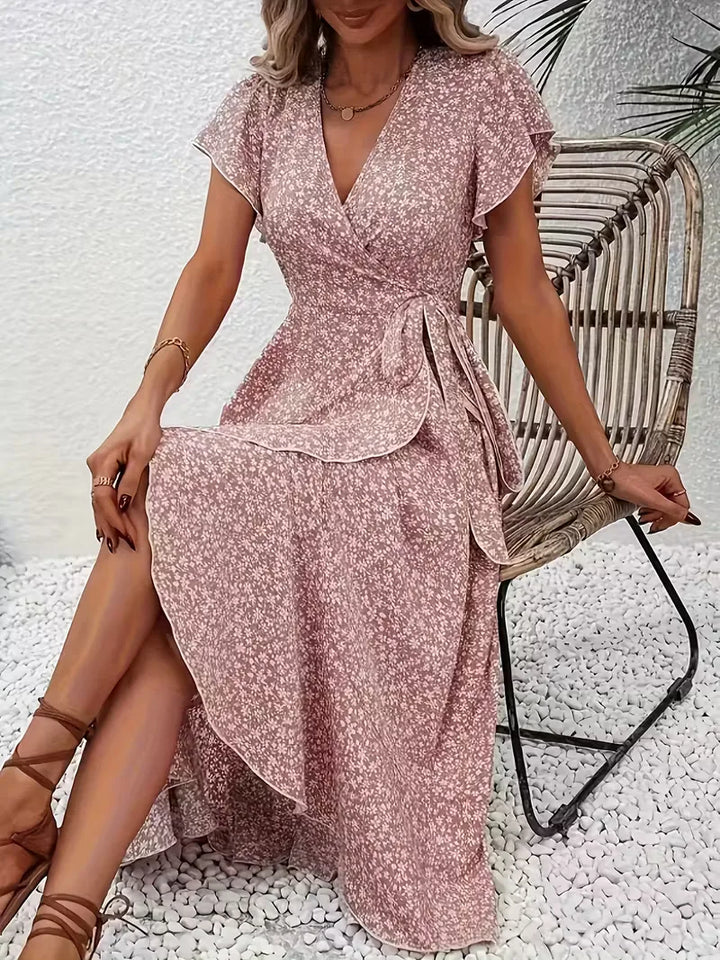 Wikkeljurk met bloemen