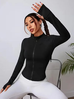 Sporttop met lange mouwen