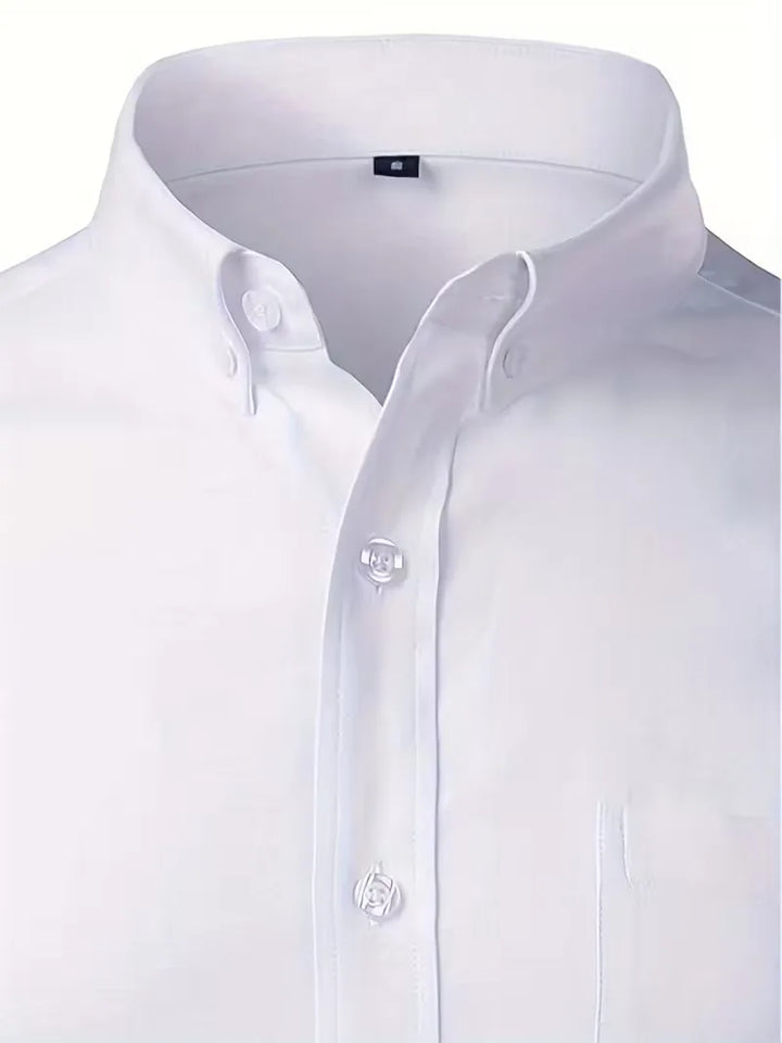 Casual overhemd met mandarin collar