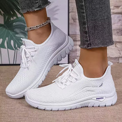 Lage sneaker met ademend mesh