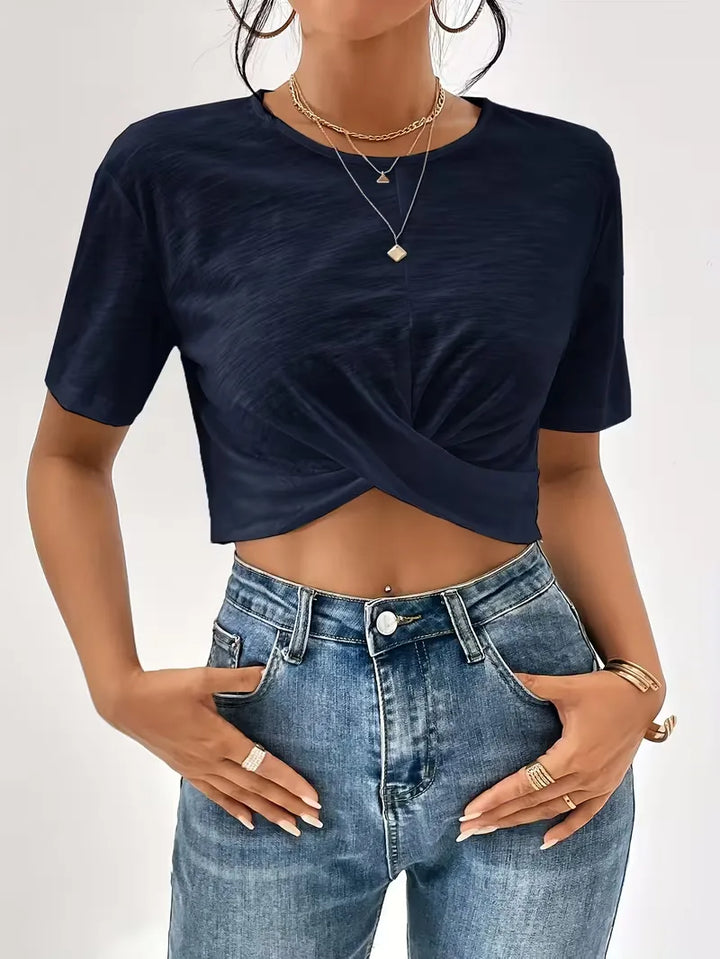 T-shirt met twistdetail