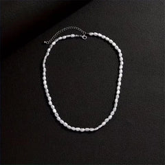 Barokke ketting met imitatie parels