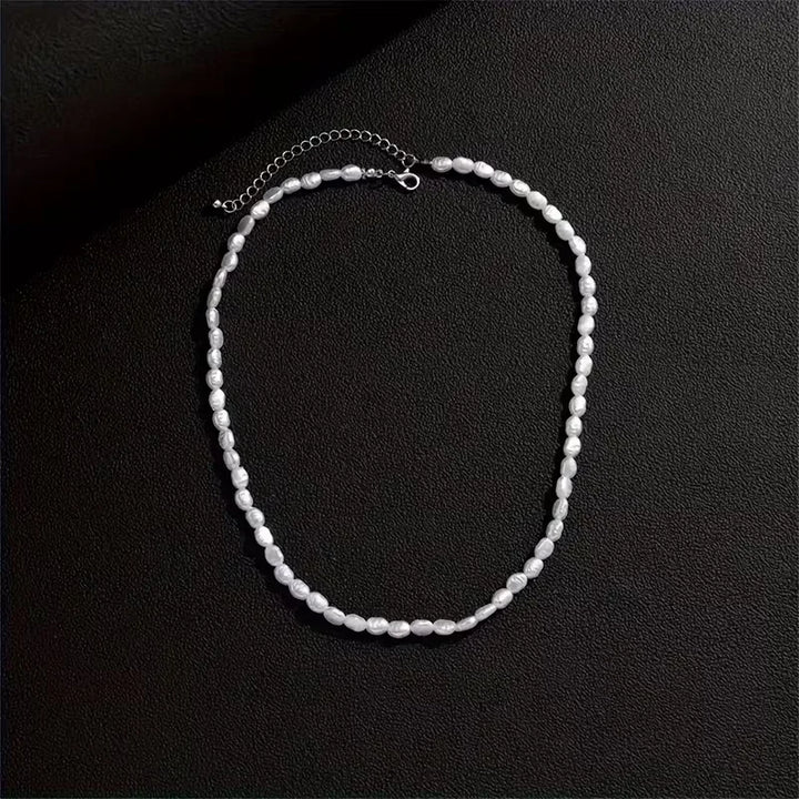 Barokke ketting met imitatie parels
