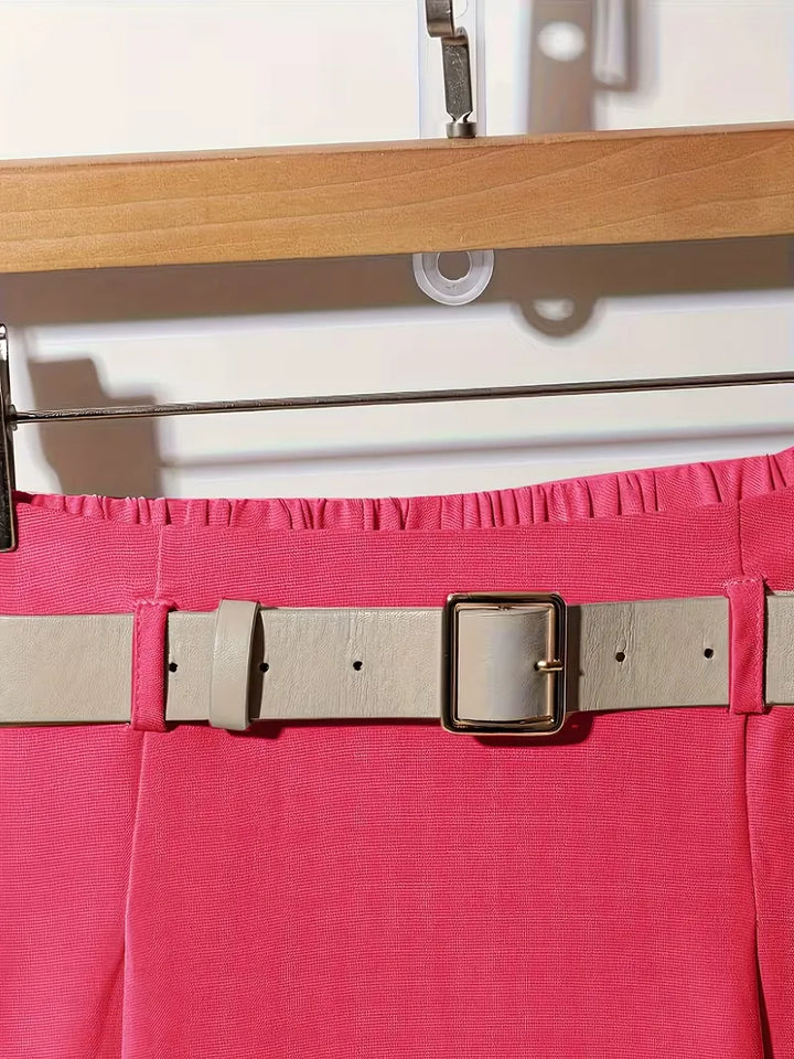 Plooirok met hoge taille