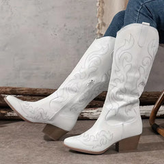 Cowboylaars met borduursel