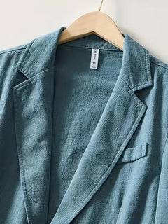 Blazer met notched lapel
