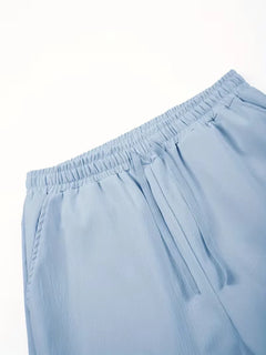 Shorts met elastische tailleband