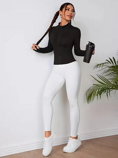 Sporttop met lange mouwen