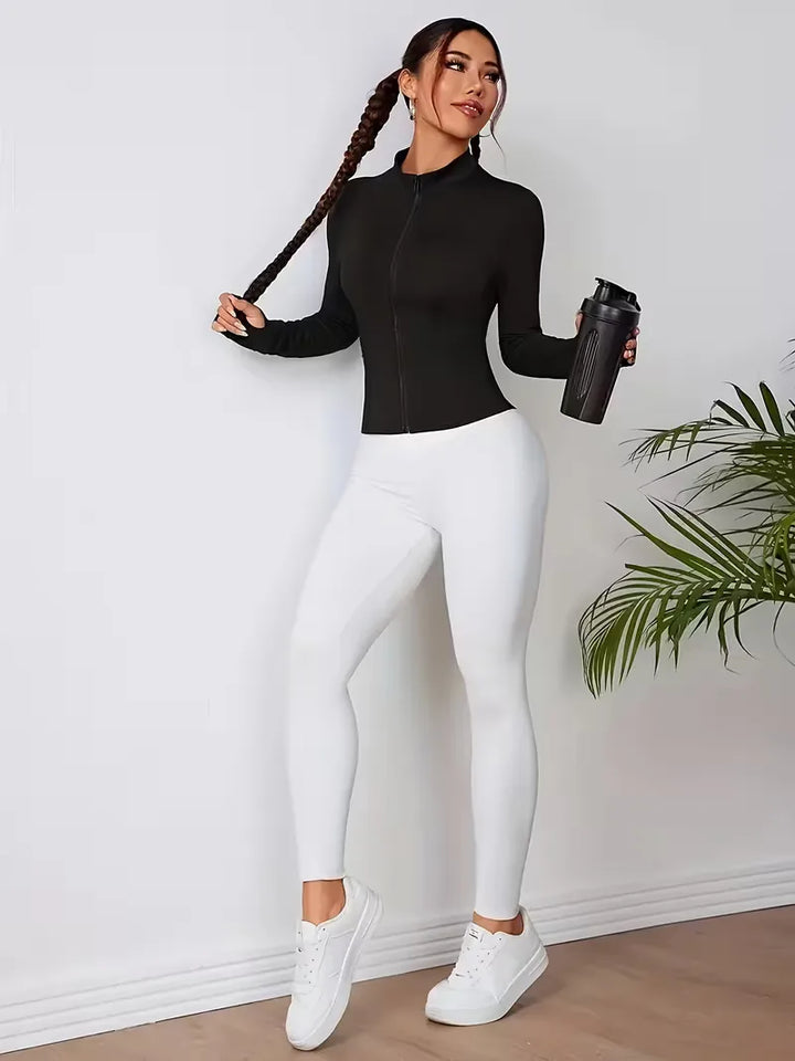 Sporttop met lange mouwen