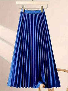 Plooirok met hoge taille