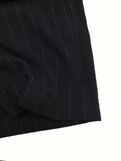 Wide fit pantalons met verticale strepen