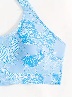 Cover-up met halternek en shorts