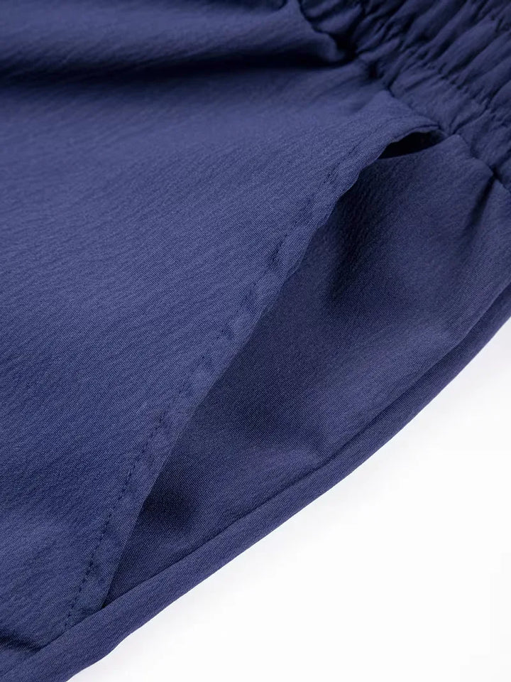 Shorts met elastische tailleband