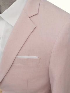Linnen colbert slim fit