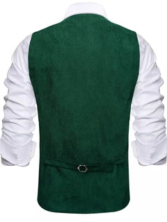Gilet met V-hals en knopen