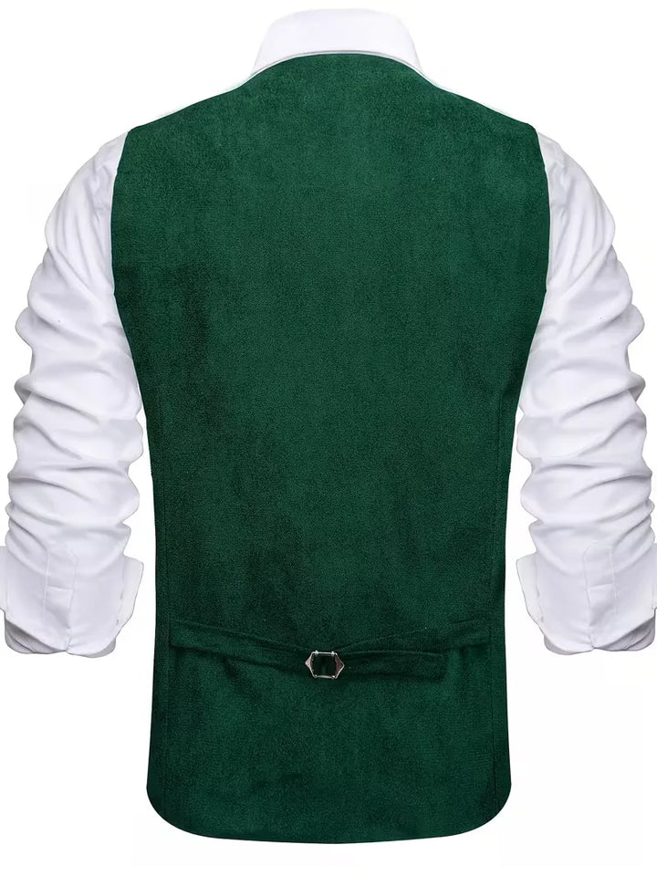 Gilet met V-hals en knopen