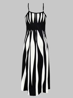 A-lijn jurk met spaghetti straps
