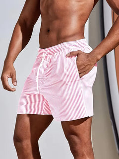 Zwemshorts met gestreept patroon