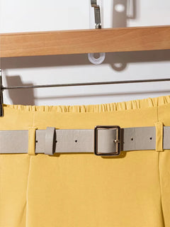 Plooirok met hoge taille