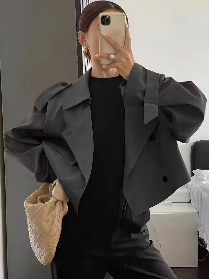 Trenchcoat met oversized fit