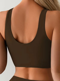 Bikini met criss-cross top