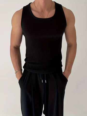 Tanktop heren slim fit