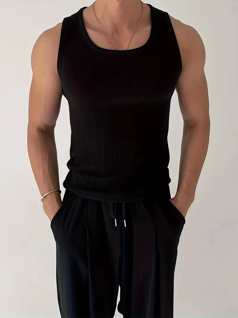 Tanktop heren slim fit