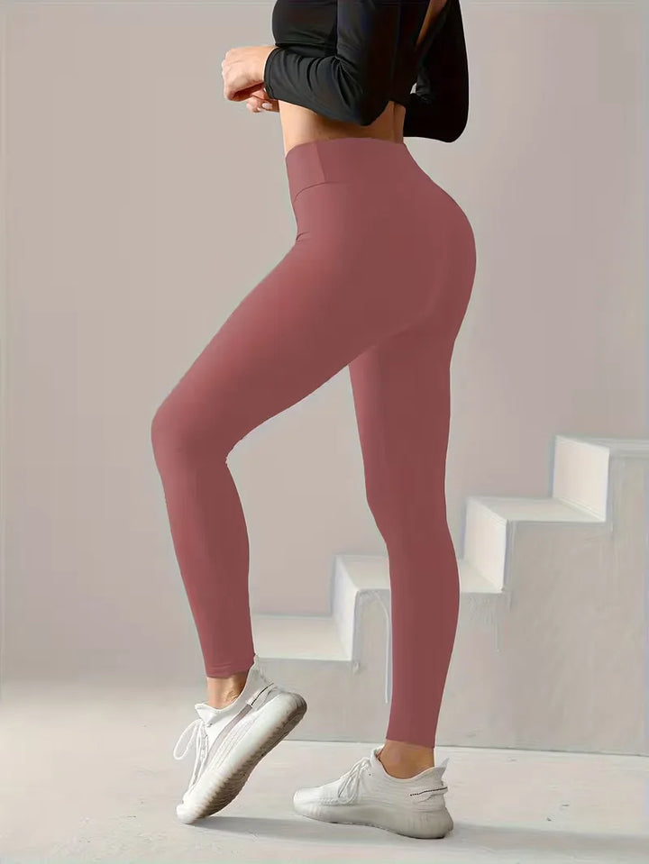 High-waisted slim fit legging