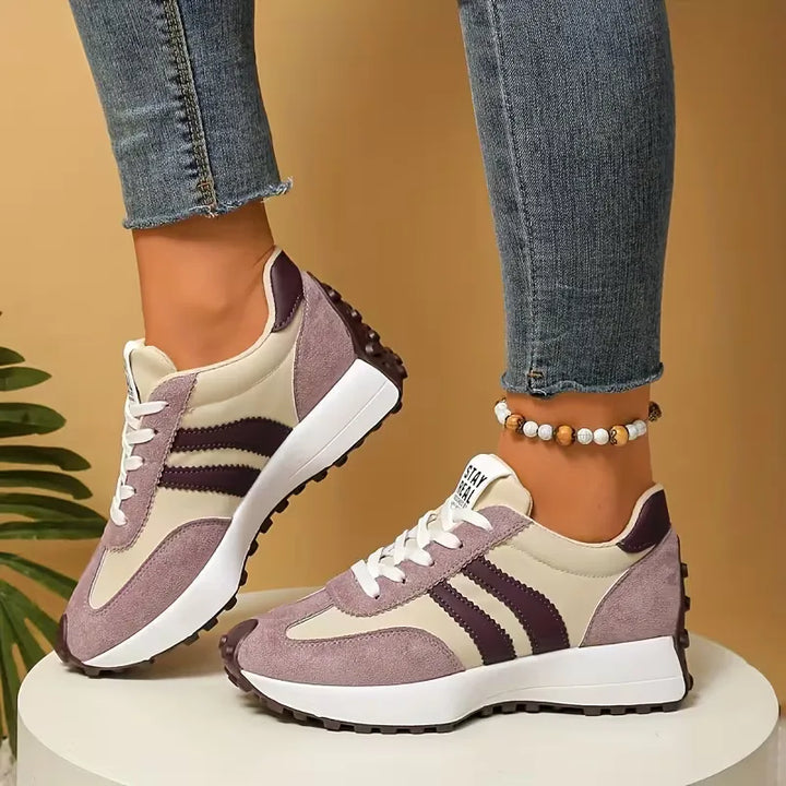 Platform sneakers met dikke zool