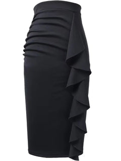 Plooirok met hoge taille