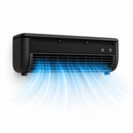 Muur airco compact zwart