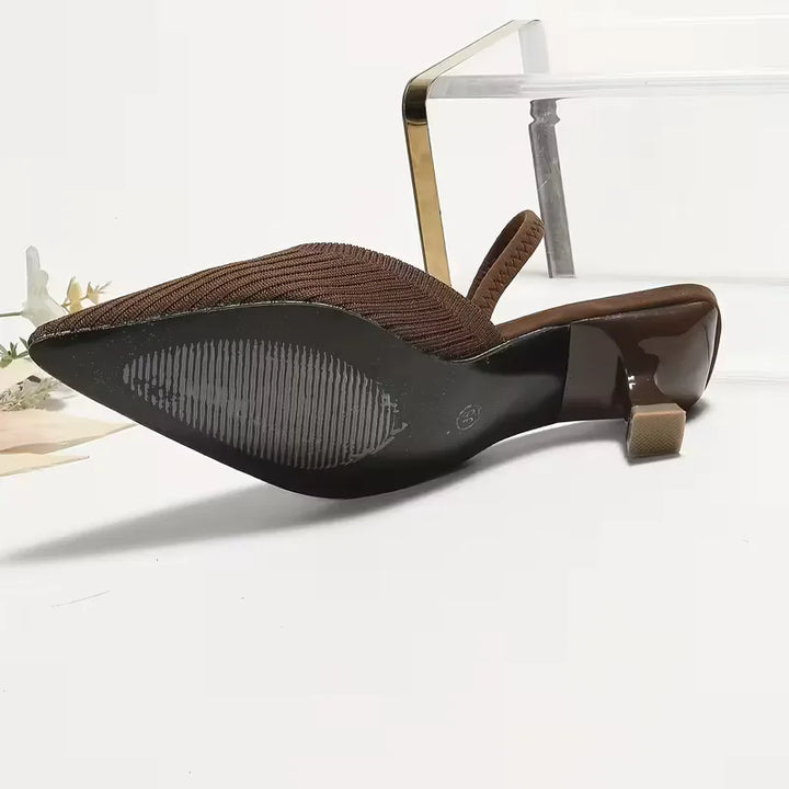 Hak met flare heel