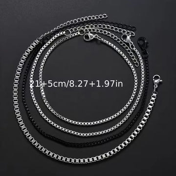Set van vier minimalistische armbanden