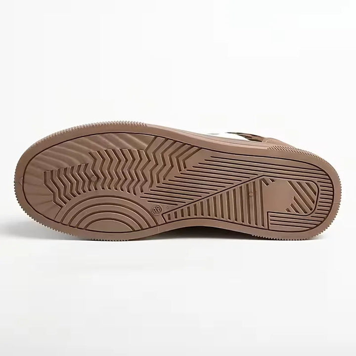 Lage sneaker met suède bovenwerk