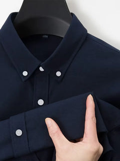 Casual overhemd met mandarin collar