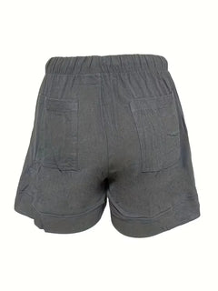 Korte broek met elastische taille