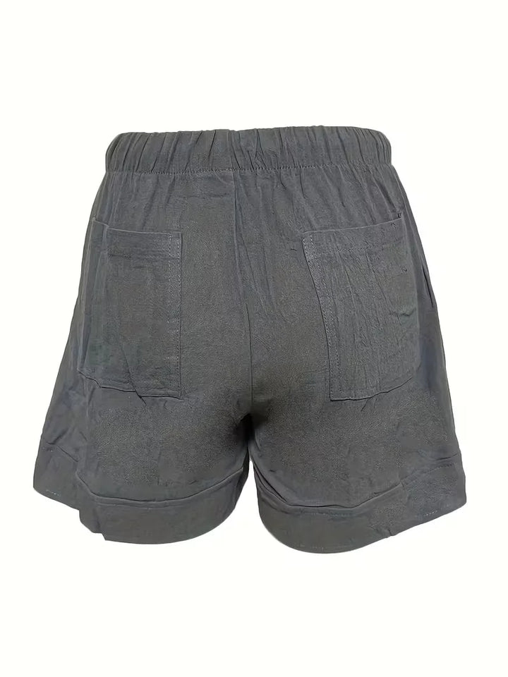 Korte broek met elastische taille