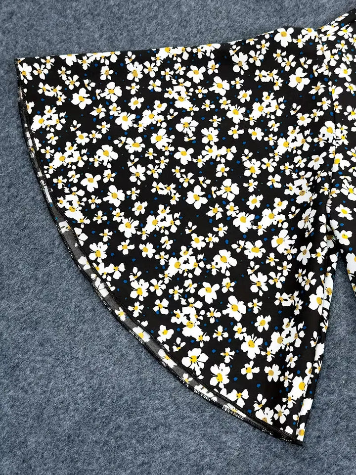 Crop top met bloemenprint