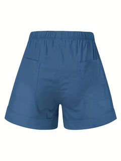 Korte broek met elastische taille