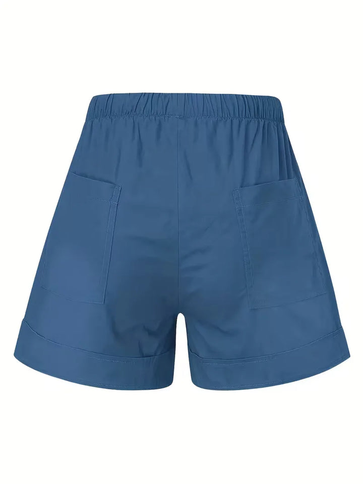 Korte broek met elastische taille