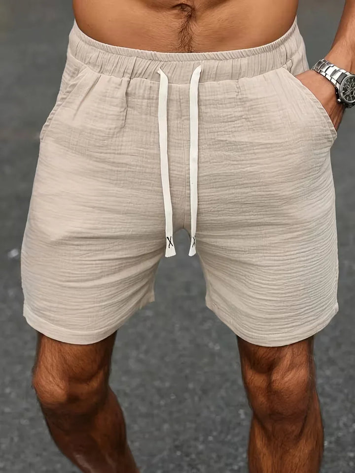 Korte broek heren met elastische taille