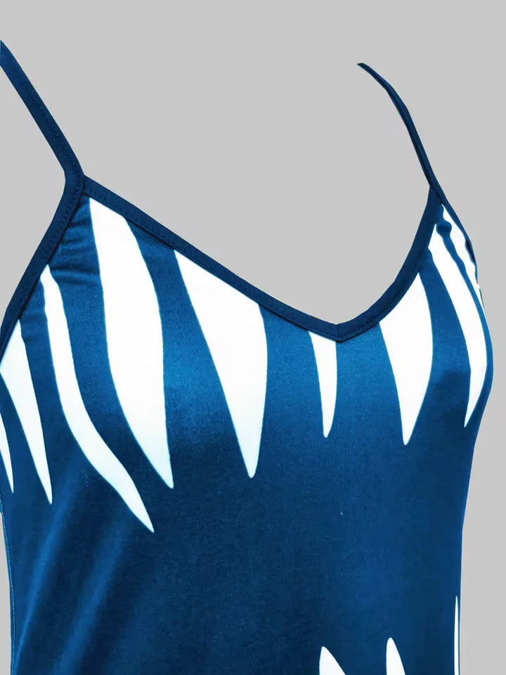A-lijn jurk met spaghetti straps