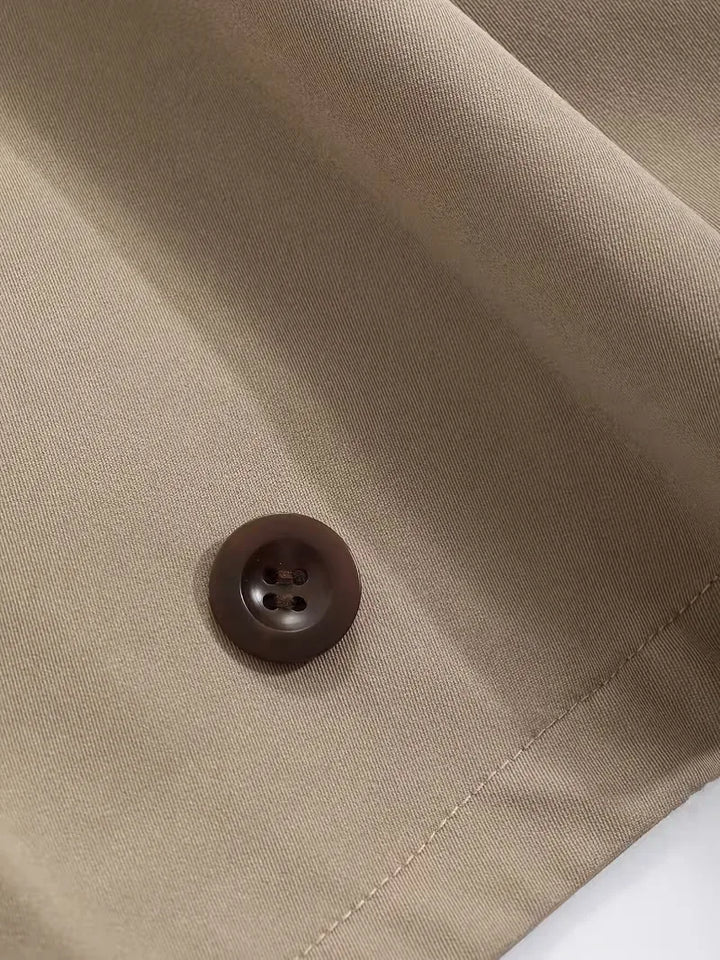Trenchcoat met oversized fit