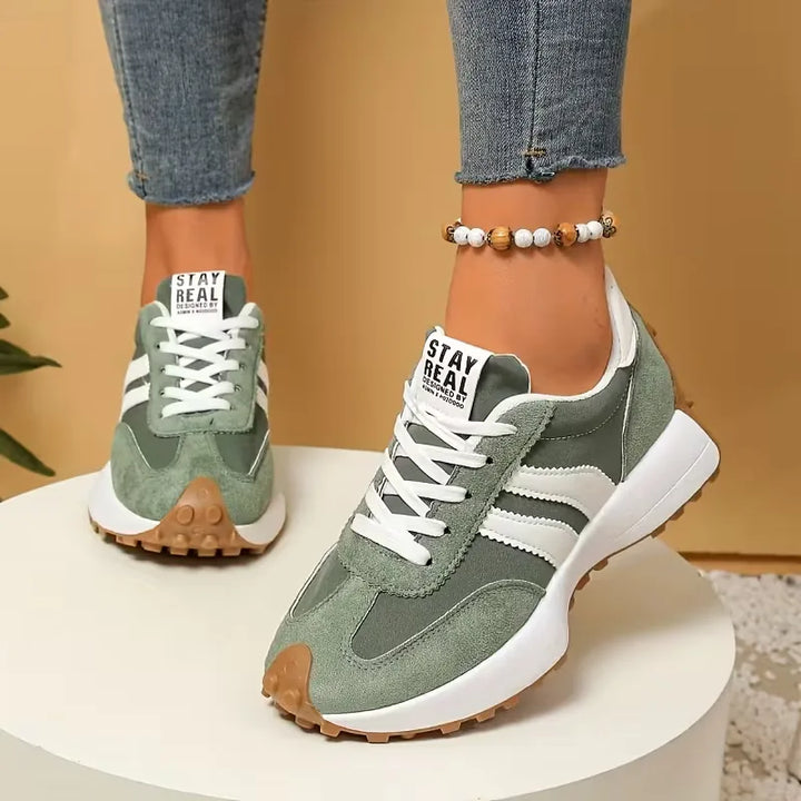 Platform sneakers met dikke zool