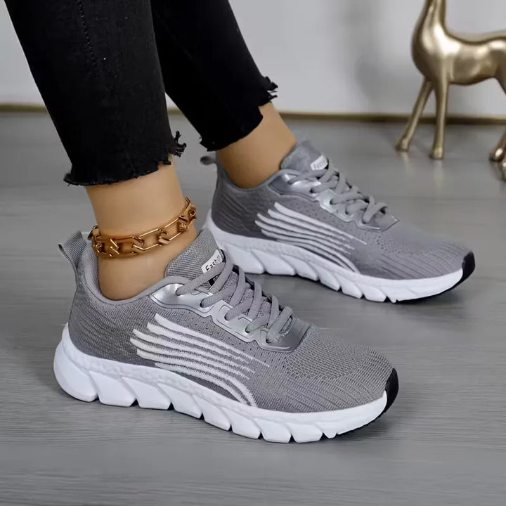 Lage sneaker met mesh bovenwerk